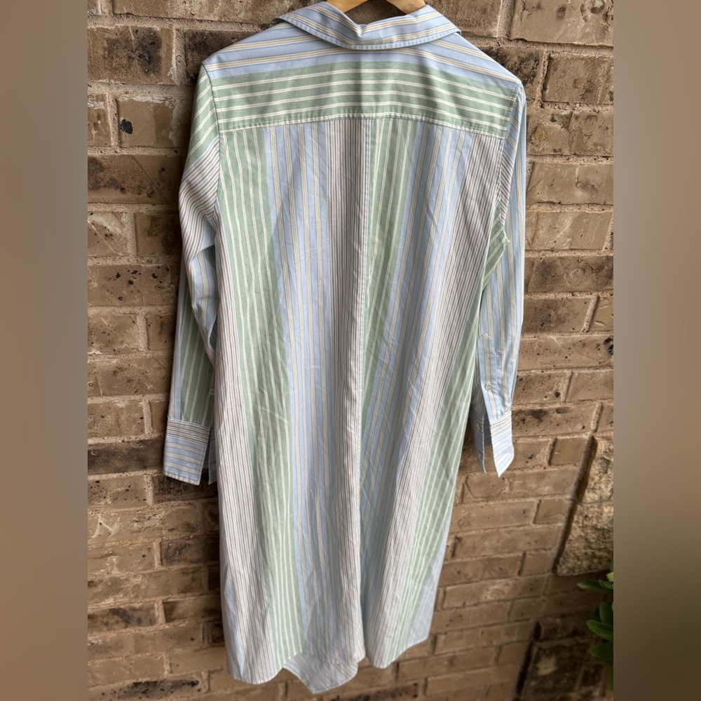 JW ANDERSON Multicolor Striped Long Sleeve Dress Sz 8 - Picture 9 of 11